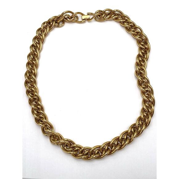 Napier Vintage Chain Thick Heavy Gold Tone Chain Estate 24” - Picture 8 of 8